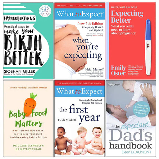 Hypnobirthing, What to Expect, Baby, What to Expect, The Expectant 6 Books Collection Set - The Book Bundle