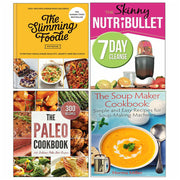 Nutribullet 7 Day Cleanse, The Soup Maker Cookbook, Paleo, Slimming Foodie 4 Books Set - The Book Bundle