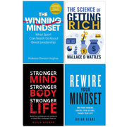 The Winning Mindset, Stronger Mind, The Science of Getting Rich&nbsp, Rewire Your Mindset 4 Books Collection Set - The Book Bundle