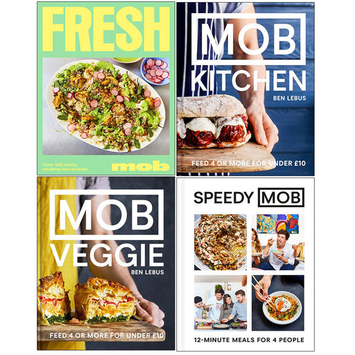 MOB Kitchen, Speedy MOB, MOB Veggie, Fresh Mob 4 Books Collection Set - The Book Bundle
