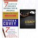 Legacy, 7 Habits of Highly Effective People, Personal Workbook 3 Books Collection Set - The Book Bundle