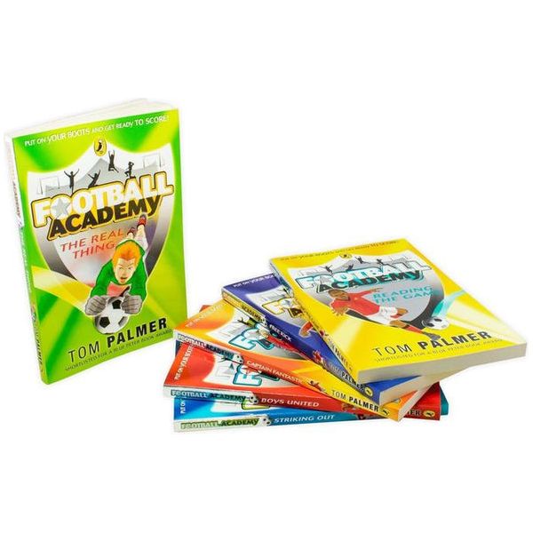Football Academy Collection 6 Books Set by Tom Palmer Striking Out, Reading The Game - The Book Bundle