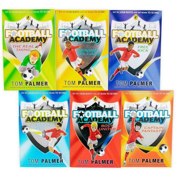 Football Academy Collection 6 Books Set by Tom Palmer Striking Out, Reading The Game - The Book Bundle