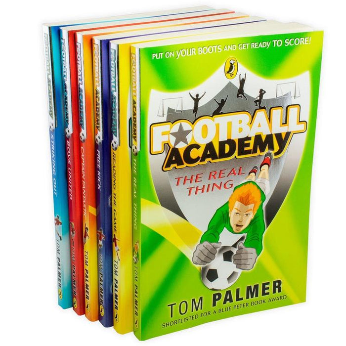 Football Academy Collection 6 Books Set by Tom Palmer Striking Out, Reading The Game - The Book Bundle