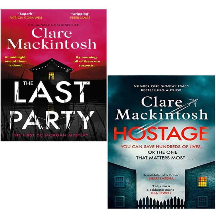 Clare Mackintosh Collection 2 Books Set (Hostage Save Hundreds of live, Last Party) - The Book Bundle