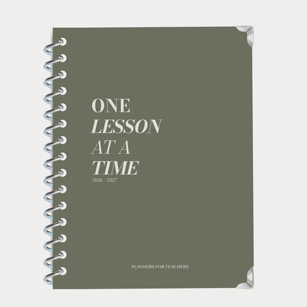 One Lesson At A Time 2026-2027 Colour-Green Personal Growth Journal - Non Fiction - Paperback