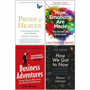 Proof of Heaven, How Emotions are Made, Business Adventures, How We Got to Now 4 Books Collection Set By Eben Alexander - The Book Bundle