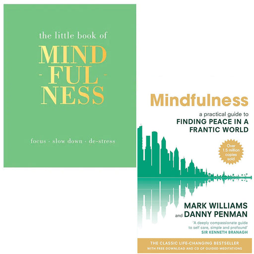 The Little Book of Mindfulness  & Mindfulness  2 Books Collection Set - The Book Bundle