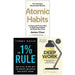 Atomic Habits, The 1% Rule, Deep Work 3 Books Collection Set - The Book Bundle