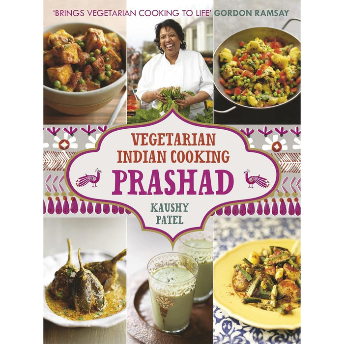 Vegetarian Indian Cooking, Prashad At Home, Street Food 3 Books Set - The Book Bundle