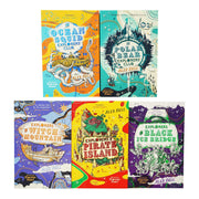 Set of five Polar Bear Explorers Club books by Alex Bell, featuring colorful covers and illustrations for young readers.