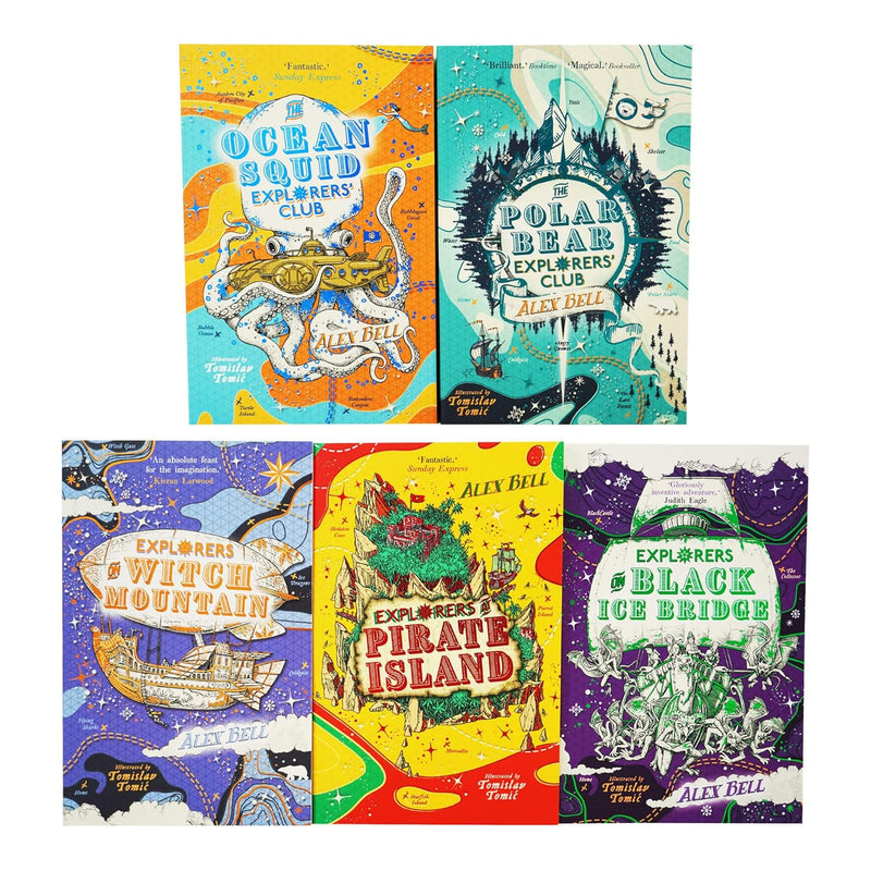 The Polar Bear Explorers Club 5 Books Collection Set by Alex Bell - The Book Bundle