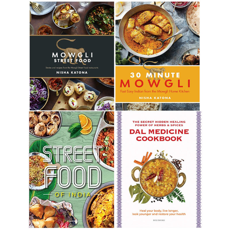 Mowgli Street Food, Street Food, Dal Medicine, 30 Minute Mowgli 4 Books Set - The Book Bundle
