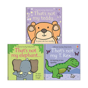 That's not my Series 3 Books Collection Set by Fiona Watt(That's not my elephant ,That's not my teddy &That's Not My T. Rex) - The Book Bundle