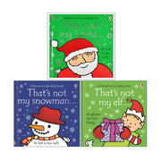 That's not my Series 3 Books Collection Set by Fiona Watt (That's not my santa ,That's not my snowman &That's not my elf) - The Book Bundle