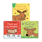 That's not my Series 3 Books Collection Set by Fiona Watt(That's not my kangaroo, That's not my reindeer &That's not my deer) - The Book Bundle