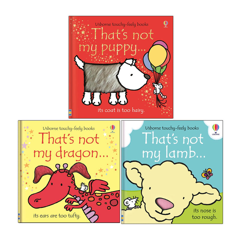 That's not my Series 3 books collection by Fiona Watt, featuring colorful children's stories with playful animal characters.