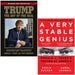 Trump  Donald Trump, Tony Schwartz & A Very Stable Genius 2 Books Collection Set - The Book Bundle