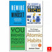 Atomic Habits, Rewire, The Science of Getting Rich, You Are a Badass 4 Books Collection Set - The Book Bundle
