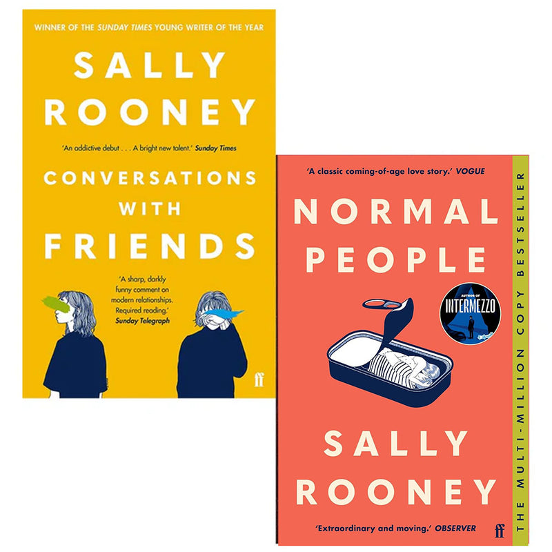 Sally Rooney 2 Books Collection Set (Conversations with Friends & Normal People) - The Book Bundle