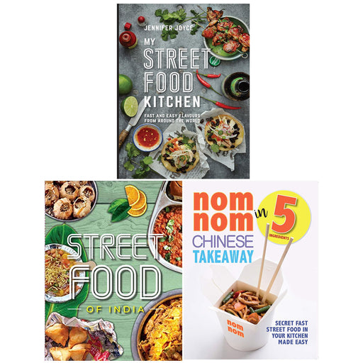 My Street Food Kitchen, Street Food, Nom Nom Chinese 3 Books Set - The Book Bundle