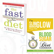 Two paperback books from the Blood Sugar Diet 6 Week Challenge series by Michael Mosley and Carolyn Humphries, featuring diet plans.
