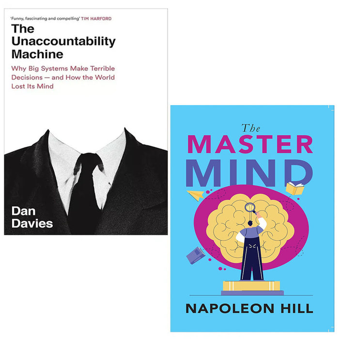 Unaccountability Machine Dan Davies, Master Mind Napoleon Hill 2 Books Set - The Book Bundle