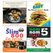 Half Baked Harvest, Nom Nom Italy, Pound Family Meals, The Slim 800 Hot Air Fryer 4 Books Set - The Book Bundle