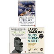 Jared Diamond 3 Books Collection Set(Upheaval, Collapse Guns, Germs and Steel) - The Book Bundle