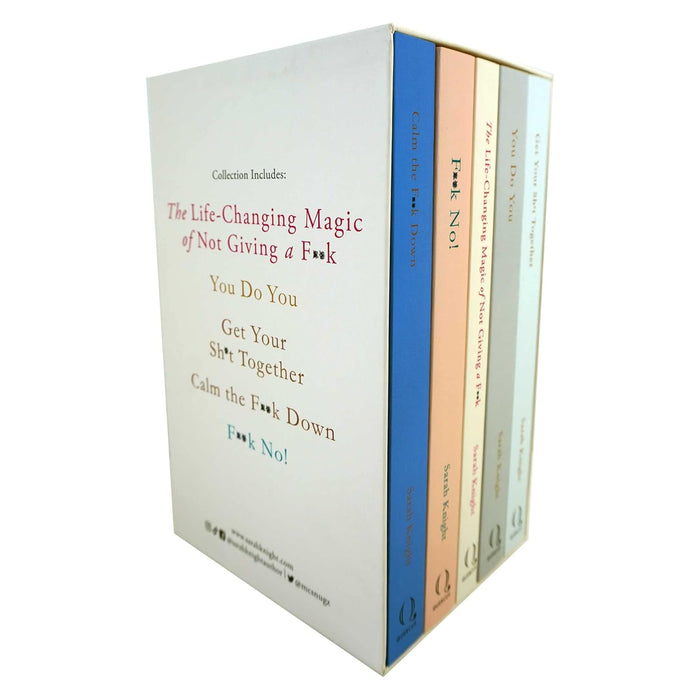 A No F*cks Given Guide 5 Books Collection Box Set By Sarah Knight - The Book Bundle