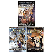 Three-book collection of Rick Riordan's The Heroes of Olympus graphic novels, featuring The Lost Hero, by Puffin.
