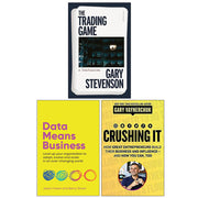 The Trading Game A Confession [Hardcover], Data Means Business & Crushing It! 3 Books Collection Set - The Book Bundle