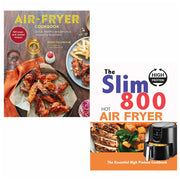 Air-fryer Cookbook & The Slim 800 Hot Air Fryer 2 Books Collection Set - The Book Bundle