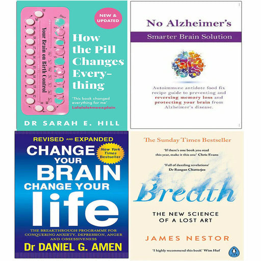 Pill Changes Everything, No Alzheimer, Change Your Brain, Breath James 4 Books Set - The Book Bundle