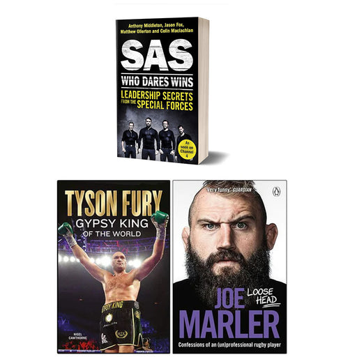 SAS: Who Dares Wins, Tyson Fury, Loose Head 3 Books Collection Set - The Book Bundle