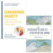 Conquering Anxiety, The Mindfulness Colouring Book 2 Books Collection Set - The Book Bundle