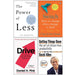The Power of Less, Switch, Drive Daniel H. Pink, Getting Things Done 4 Books Collection Set - The Book Bundle