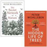 The Secret Network of Nature and The Hidden Life of Trees by Peter Wohlleben 2 Books Collection Set - The Book Bundle