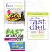 Fast cook, The Fast diet and The Fast Metabolism Diet For Beginners 3 Books Collection Set - The Book Bundle