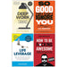 Deep Work, So Good They Cant Ignore You, Life Leverage, How To Be Fcking Awesome 4 Books Collection Set - The Book Bundle