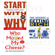 Who Moved My Cheese, The Science of Getting Rich, Start With Why 3 Books Collection Set - The Book Bundle