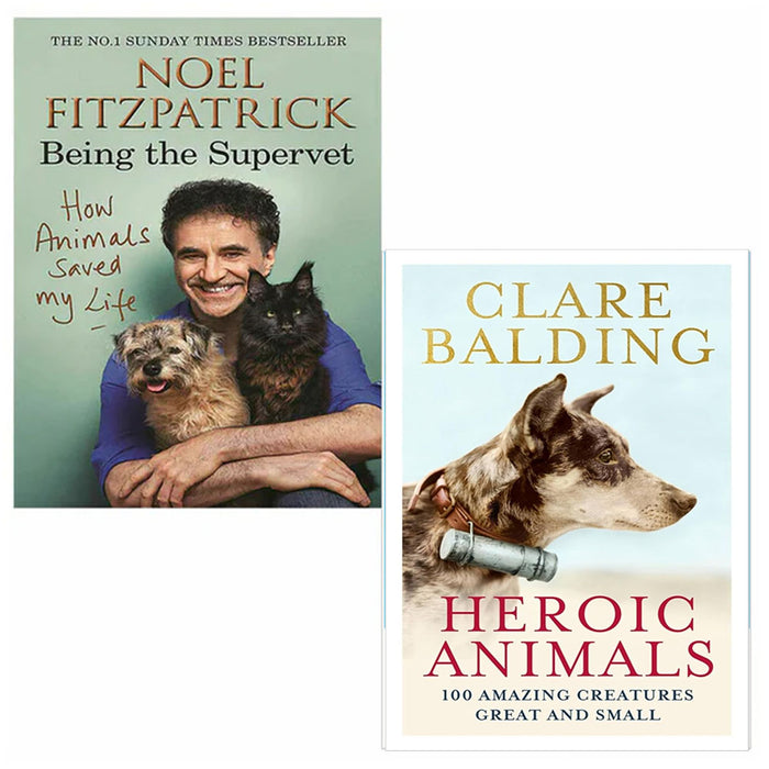 How Animals Saved My Life, Heroic Animals[Hardcover] 2 Books Collection Set - The Book Bundle