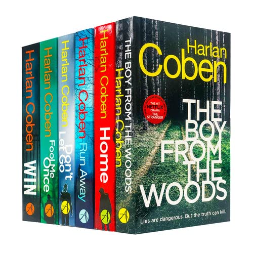 Harlan Coben The Stranger Series 6 Books Collection Set(Home, Fool Me Once, Don't Let Go, Run Away, Win, The Boy from the Woods) - The Book Bundle
