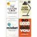 The Culture Code, Deep Work, Mindset Dr Carol Dweck, So Good They Can't Ignore You 4 Books Collection Set - The Book Bundle