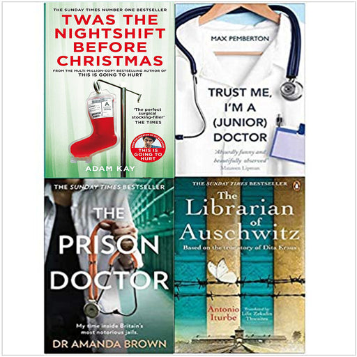 Twas The Nightshift, Trust Me, I'm a (Junior) Doctor, THE PRISON, The Librarian 4 Books Collection Set - The Book Bundle