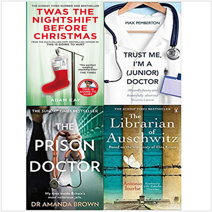 Twas The Nightshift, Trust Me, I'm a (Junior) Doctor, THE PRISON, The Librarian 4 Books Collection Set - The Book Bundle