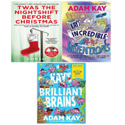 Adam Kay Collection 3 Books Set Kays Brilliant Brains, Twas Nightshift Before - The Book Bundle