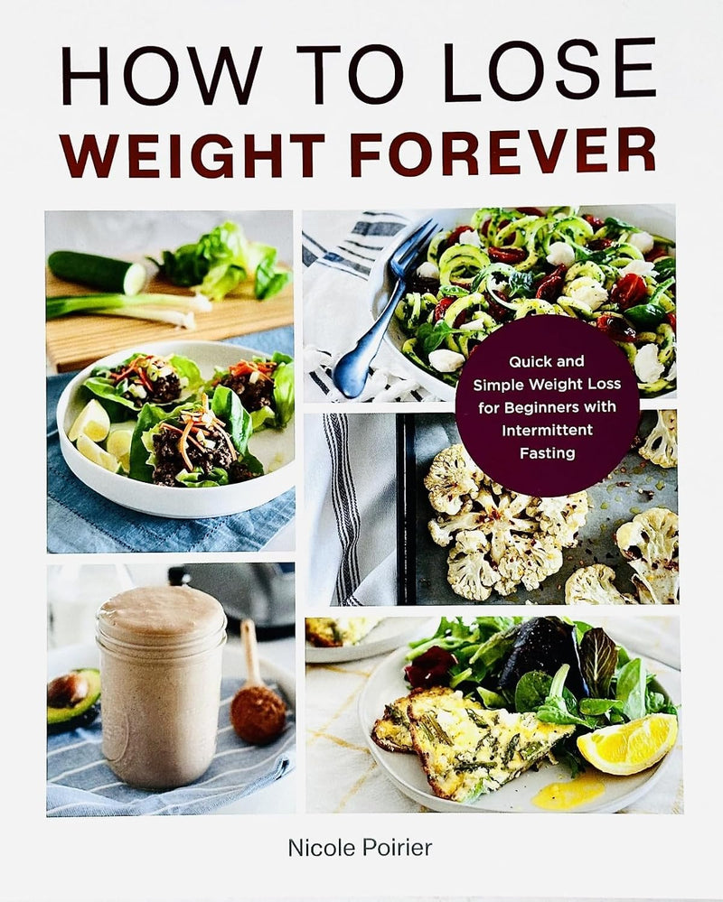 Collection of six paperback books on the Mediterranean diet by Nicole Poirier and Amy Riolo, featuring healthy eating and weight loss tips.