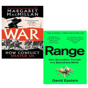 War Professor Margaret MacMillan, Range David Epstein 2 Books Set - The Book Bundle