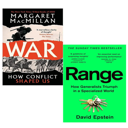 War Professor Margaret MacMillan, Range David Epstein 2 Books Set - The Book Bundle